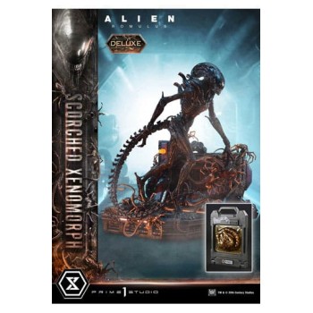 Alien: Romulus Museum Masterline XL Statue 1/3 Scorched Xenomorph Deluxe Bonus Version 98 cm