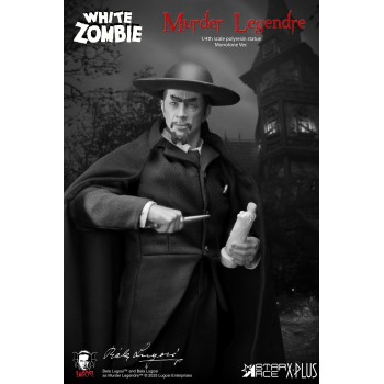 White Zombie Murder Legendre 1/4 scale Polyresin Statue Monotone Version