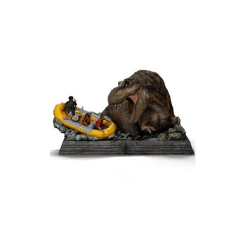 Jurassic World: Rebirth Demi Art Scale Statue 1/20 T-Rex River Attack 22 cm