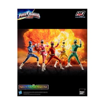 Power Rangers Turbo FigZero Action Figures 1/6 5-Pack Turbo Power Rangers 30 cm
