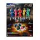 Power Rangers Turbo FigZero Action Figures 1/6 5-Pack Turbo Power Rangers 30 cm