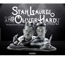 Stan laurel and oliver hardy 1/3 statue