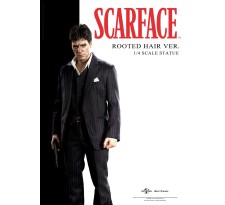 Scarface: Tony Montana Rooted Hair Version 1/4 Scale Statue