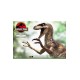 Jurassic Park Prime Collectibles Statue 1/10 Velociraptor Jump 21 cm