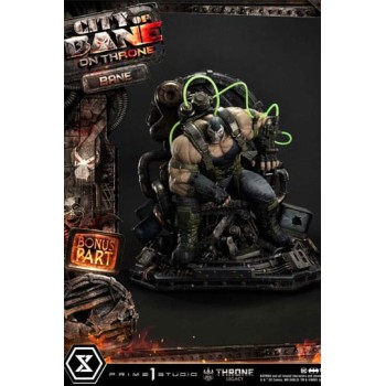 DC Comics Throne Legacy Collection Statue Statue 1/4 Batman Bane on Throne Deluxe Bonus Version 61 cm