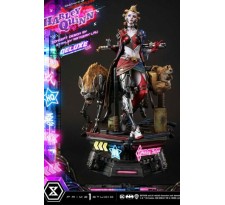 Batman Ultimate Premium Masterline Series Statue Cyberpunk Harley Quinn Deluxe Version 60 cm