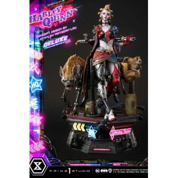 Batman Ultimate Premium Masterline Series Statue Cyberpunk Harley Quinn Deluxe Version 60 cm