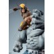 Marvel Statue Grey Hulk vs Wolverine 58 cm