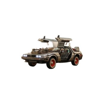 Back to the Future III Movie Masterpiece Vehicle 1/6 DeLorean Time Machine 72 cm