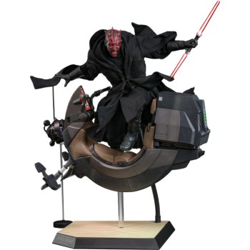 Star Wars: The Phantom Menace 25th Anniversary Darth Maul with Sith Speeder 1/6 Scale Figure Set