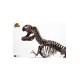 Jurassic Park ECC Elite Creature Line Statue 1/24Rotunda T-Rex Skeleton Bronze 27 cm