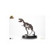 Jurassic Park ECC Elite Creature Line Statue 1/24Rotunda T-Rex Skeleton Bronze 27 cm