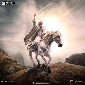 Lord Of The Ring Gandalf The White On Shadowfax CCXP Exclusive 1/10 Statue