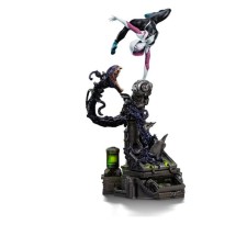 Spider-Man vs Villains Art Scale Statue 1/10 Ghost Spider Diorama 34 cm