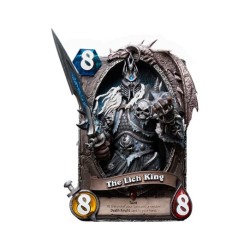 Hearthstone 3D Art Frame Statue The Lich King..