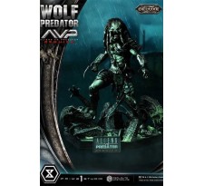 Alien vs. Predator Real Elite Masterline Series Statue 1/3 Requiem Wolf Predator Deluxe Bonus Version 95 cm