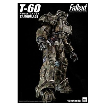 Fallout Action Figure 1/6 T-60 Camouflage Power Armor 37 cm