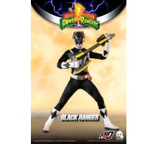 Mighty Morphin Power Rangers FigZero Action Figure 1/6 Black Ranger 30 cm