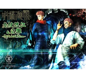 Jujutsu Kaisen Premium Masterline Series Statue Yuji Itadori and Ryomen Sukuna Set