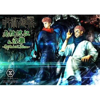 Jujutsu Kaisen Premium Masterline Series Statue Yuji Itadori and Ryomen Sukuna Set