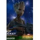 Avengers Infinity War Movie Masterpiece Action Figure 2-Pack 1/6 Groot and Rocket Set