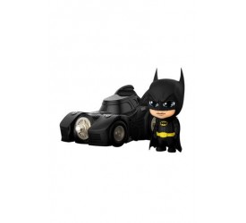 Batman (1989) Cosbaby Mini Figures Batman with Batmobile 12 cm