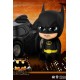 Batman (1989) Cosbaby Mini Figures Batman with Batmobile 12 cm