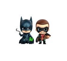 Batman Forever Cosbaby Mini Figure 2-Pack Batman and Robin 11 cm