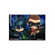 Batman Forever Cosbaby Mini Figure 2-Pack Batman and Robin 11 cm