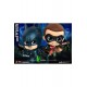 Batman Forever Cosbaby Mini Figure 2-Pack Batman and Robin 11 cm