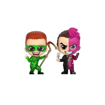 Batman Forever Cosbaby Mini Figure 2-Pack The Riddler and Two-Face 11 cm