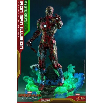 Spider-Man Far From Home MMS PVC Action Figure 1/6 Mysterio s Iron Man Illusion 32 cm