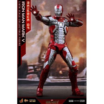 Iron Man 2 Movie Masterpiece Series Diecast Action Figure 1/6 Iron Man Mark V 32 cm