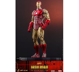 Marvel Comics The Origins Collection Comics Masterpiece Series Iron Man Suit Armor 1/6 Scale Figure 33 cm