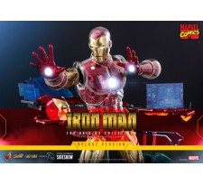 Marvel Comics The Origins Collection Iron Man Suit Armor 1/6 Scale Figure Deluxe Version 33 cm