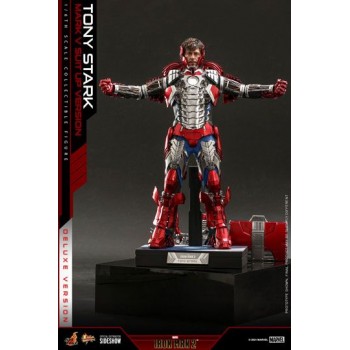 Iron Man 2 Movie Masterpiece Action Figure 1/6 Tony Stark (Mark V Suit Up Version) Deluxe 31 cm