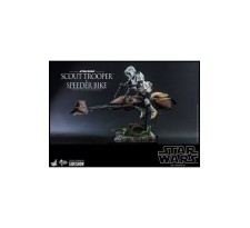 Star Wars Episode VI Action Figure 1/6 Scout Trooper and Speeder Bike 30 cm