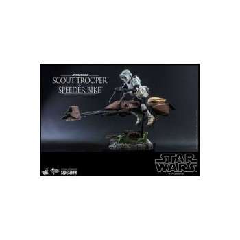 Star Wars Episode VI Action Figure 1/6 Scout Trooper and Speeder Bike 30 cm