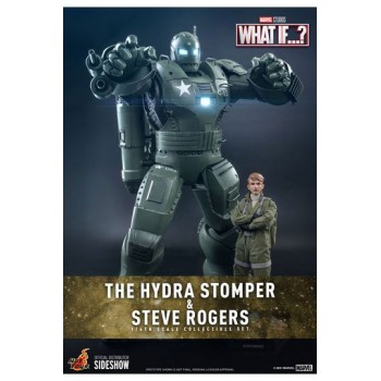 What If...? Action Figures 1/6 Steve Rogers and The Hydra Stomper 28 and 56 cm