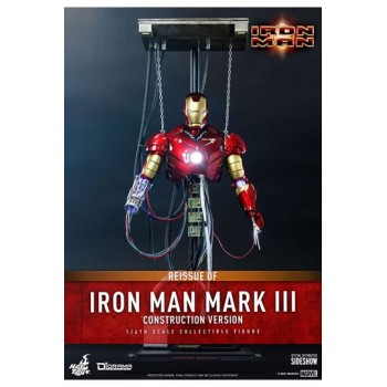 Iron Man Movie Masterpiece Action Figure 1/6 Iron Man Mark III (Construction Version) 39 cm