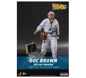 Back To The Future Movie Masterpiece Action Figure 1/6 Doc Brown (Deluxe Version) 30 cm