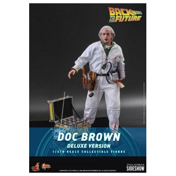 Back To The Future Movie Masterpiece Action Figure 1/6 Doc Brown (Deluxe Version) 30 cm