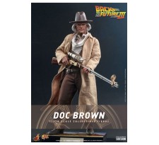 Back To The Future III Movie Masterpiece Action Figure 1/6 Doc Brown 32 cm