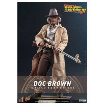 Back To The Future III Movie Masterpiece Action Figure 1/6 Doc Brown 32 cm