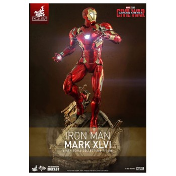 Iron Man Movie Masterpiece Diecast Action Figure 1/6 Iron Man Mark XLVI 32 cm