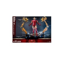 Iron Man 2 Action Figure 1/4 Iron Man Mark IV with Suit-Up Gantry 49 cm