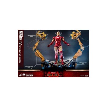 Iron Man 2 Action Figure 1/4 Iron Man Mark IV with Suit-Up Gantry 49 cm