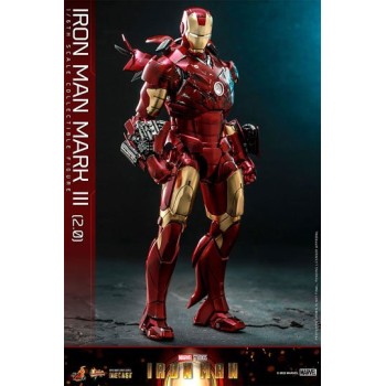 Iron Man Movie Masterpiece Series Diecast Action Figure 1/6 Iron Man Mark III (2.0) 32 cm