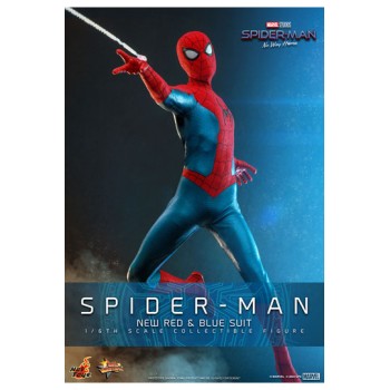 Spider-Man: No Way Home Movie Masterpiece Action Figure 1/6 Spider-Man (New Red and Blue Suit) 28 cm