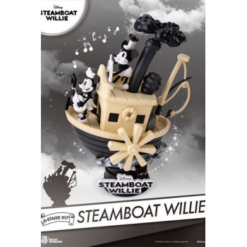 Steamboat Willie D-Stage PVC Diorama Mickey & Minnie 15 cm